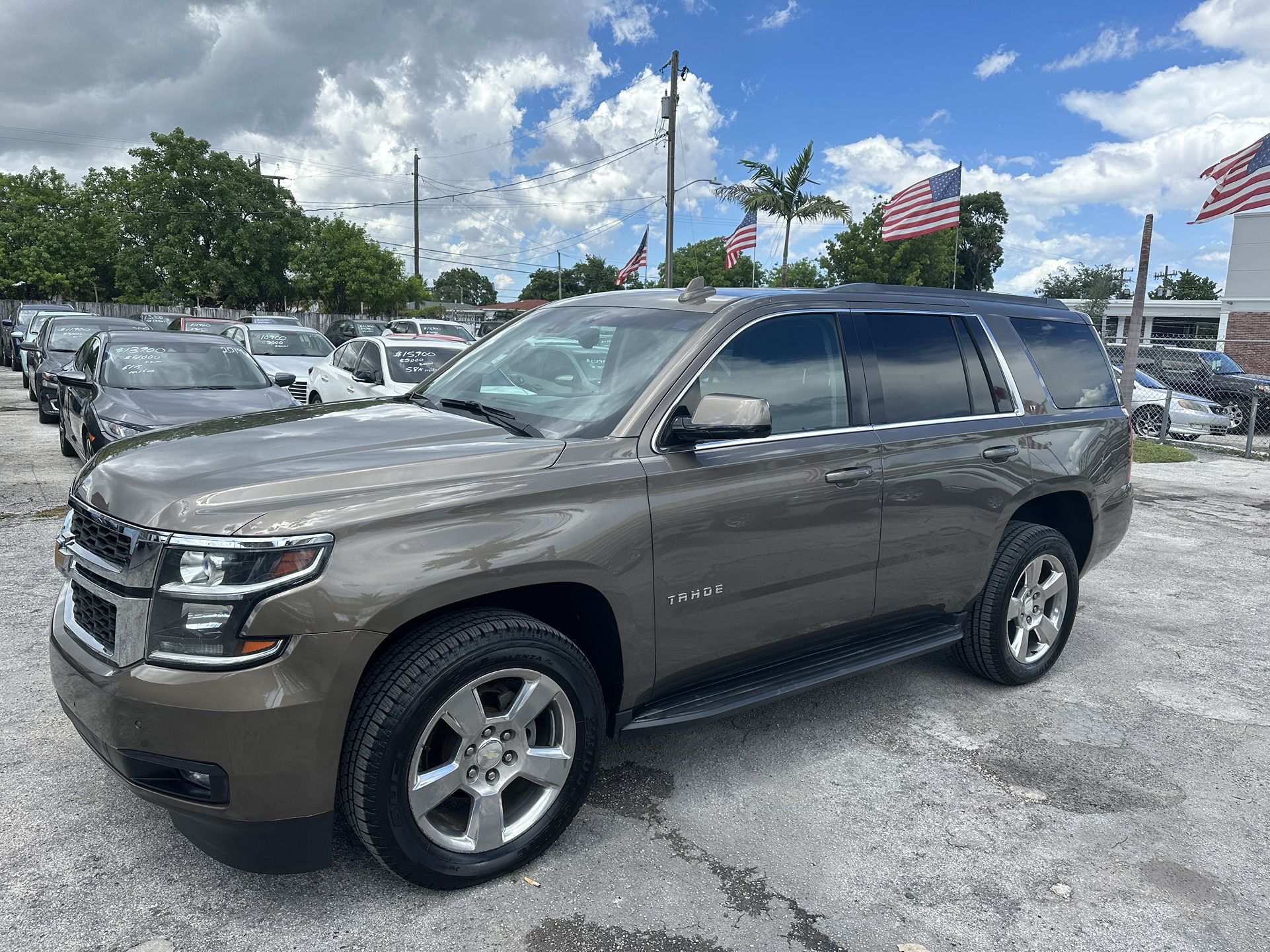 used 2016 CHEVROLET TAHOE - engine